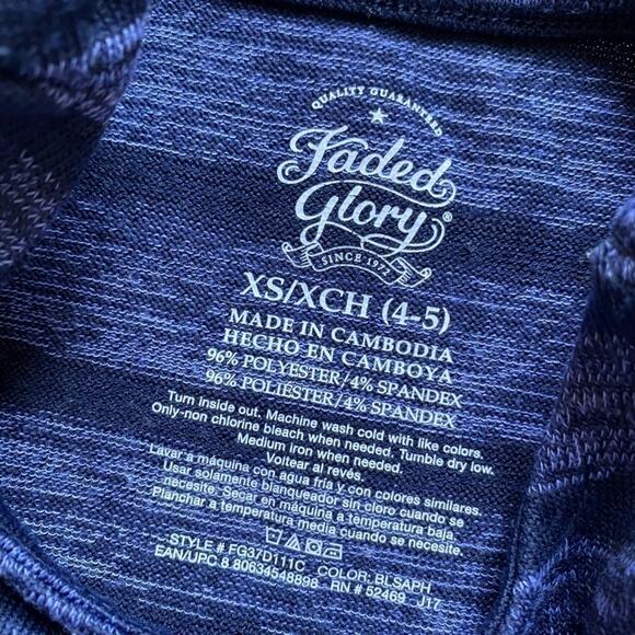 New Faded Glory Half Sleeve Fit & Flare Sweater Dresses Set Of 2 Size XS (4-5) - Picture 7 of 7